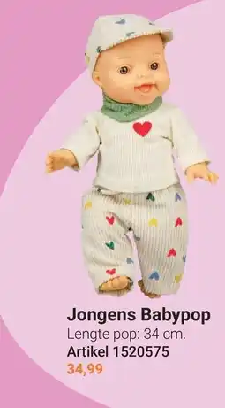 Lobbes Jongens Babypop aanbieding