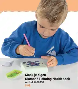 Lobbes Maak je eigen Diamond Painting Notitieboek aanbieding