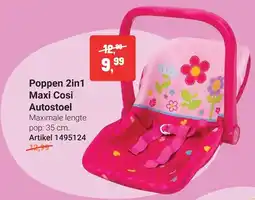 Lobbes Maxi Cosi Poppen 2in1 Autostoel aanbieding