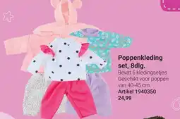 Lobbes Poppenkleding set, 8dlg. aanbieding
