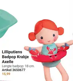 Lobbes Lilliputien Badpop Krabje Axelle aanbieding