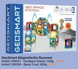 Lobbes Geosmart Magnetiesche Bouwset GeoSpace Station aanbieding