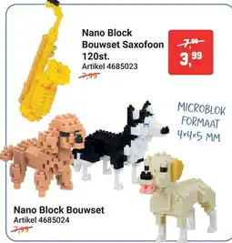 Lobbes Nano Block Bouwset Saxofoon aanbieding
