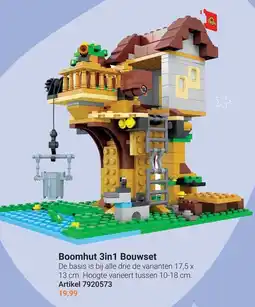 Lobbes Boomhut 3in1 Bouwset aanbieding