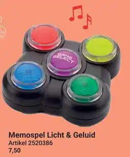 Lobbes Memospel Licht & Geluid aanbieding