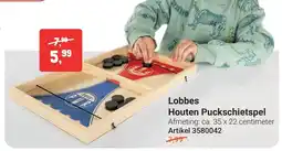 Lobbes Lobbes Houten Pucksschietspel aanbieding