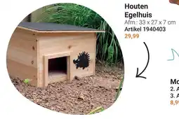 Lobbes Houten Egelhuis aanbieding