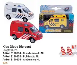 Lobbes Kids Globe Die-cast aanbieding