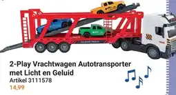 Lobbes 2-Play Vrachtwagen Autotransporter aanbieding