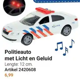 Lobbes Politieauto met Licht en Geluid aanbieding