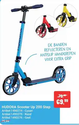 Lobbes HUDORA Scooter Up 200 Step aanbieding