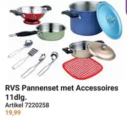Lobbes RVS Pannenset met Accessoires aanbieding