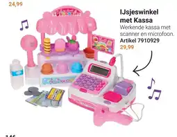 Lobbes Ijsjeswinkel met Kassa aanbieding