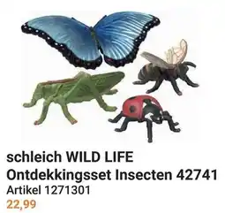 Lobbes schleich WILD LIFE Ontdekkingsset Insecten 42741 aanbieding