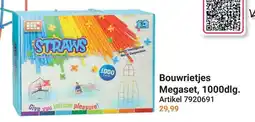 Lobbes Straws Bouwrietjes Megaset aanbieding