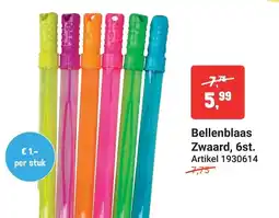 Lobbes Bellenblaas Zwaard aanbieding