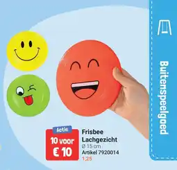 Lobbes Frisbee Lachgezicht aanbieding