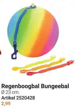 Lobbes Regenboogbal Bungeebal aanbieding