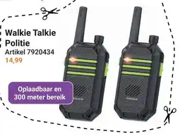 Lobbes Walkie Talkie Politie aanbieding