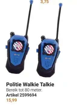 Lobbes Handboeien Politie aanbieding