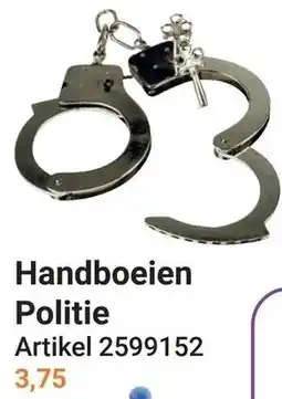 Lobbes Handboeien Politie aanbieding
