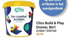 Lobbes Clics Build & Play Emmer, 8in1 aanbieding