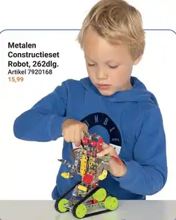 Lobbes Metalen Constructieset Robot aanbieding