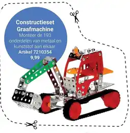 Lobbes Constructieset Graafmachine aanbieding