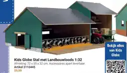 Lobbes Kids Globe Stal met Landbouwloods 1:32 aanbieding