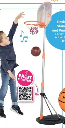 Lobbes Basketbal Standaard met Puntenteller aanbieding