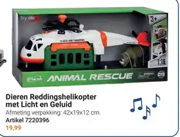 Lobbes Light Striker Dieren Reddingshelikopter met Licht en Geluid aanbieding
