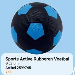 Lobbes Sports Active Rubberen Voetbal aanbieding