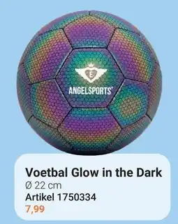 Lobbes angelsports voetbal glow in the dark aanbieding