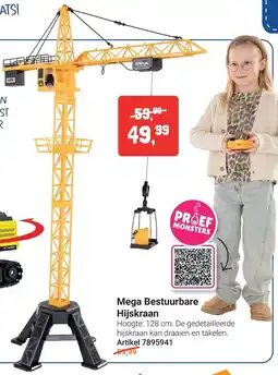 Lobbes Mega Bestuurbare Hijskraan aanbieding