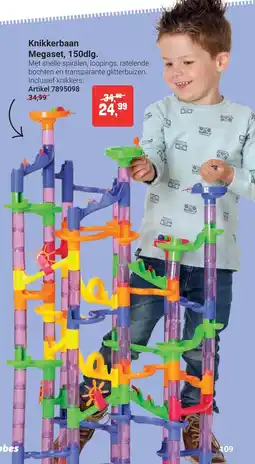 Lobbes Knikkerbaan Megaset aanbieding