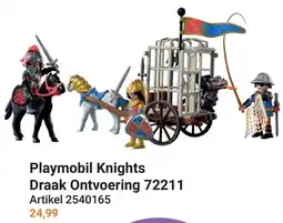 Lobbes Playmobil Knights Draak Ontvoering 72211 aanbieding