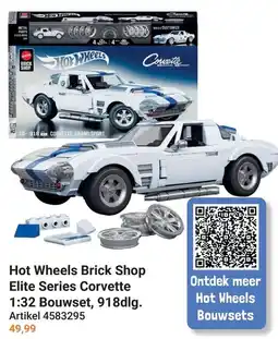 Lobbes Hot Wheels Brick Shop Elite Series Corvette aanbieding