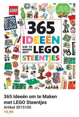 Lobbes LEGO 365 Ideeën om te Maken met LEGO Steentjes aanbieding