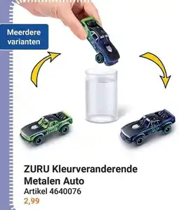 Lobbes ZURU Kleurveranderende Metalen Auto aanbieding
