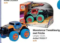 Lobbes Monstercar Tweekleurig met Frictie aanbieding