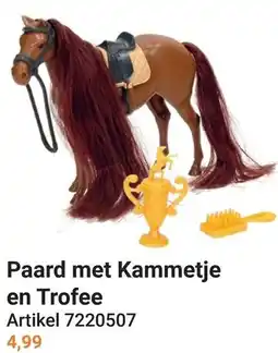 Lobbes Paard met Kammetje en Trofee aanbieding