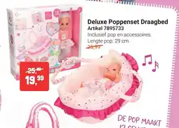 Lobbes Deluxe Poppenset Draagbed aanbieding