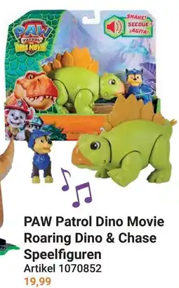 Lobbes Paw Patrol Dino Movie Roaring Dino & Chase Speelfiguren aanbieding