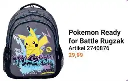 Lobbes Pokemon Ready for Battle Rugzak aanbieding