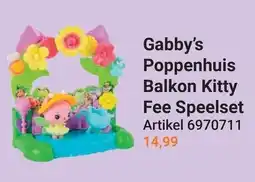 Lobbes Gabby's Poppenhuis Balkon Kitty Fee Speelset aanbieding