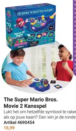 Lobbes The Super Mario Bros. Movie 2 Kansspel aanbieding