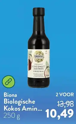Holland & Barrett Biona Biologische Kokos Amin... aanbieding