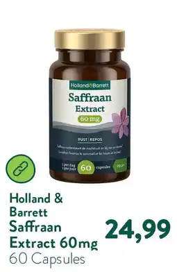 Holland & Barrett Holland & Barrett Saffraan Extract 60mg aanbieding