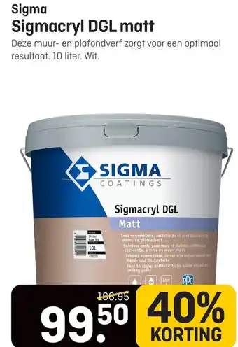 Sigma Sigmacryl DGL matt