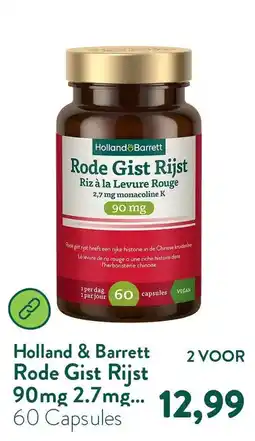 Holland & Barrett Holland & Barrett Rode Gist Rijst aanbieding